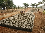 fabriquation des briques en ciment